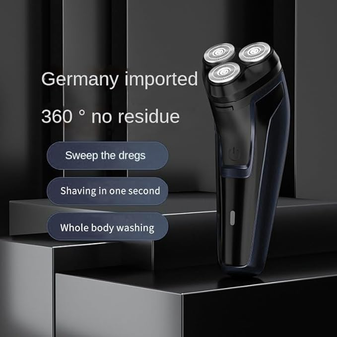Head Shavers for Bald Men Electric Shaver Rechargeable Razor Shaving Knife Whisker Knife Household Portable Floating Three Tip Water Wash