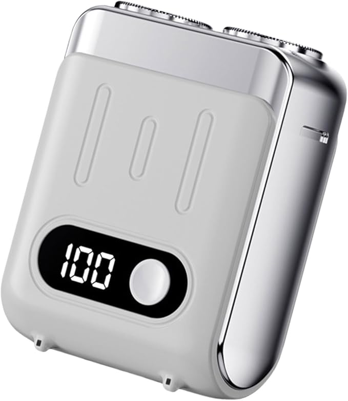 Portable Electric Shaver for Men Quiet Small Travel Trimmer with Digital Display Efficient Shaving Tool Travel Shaver