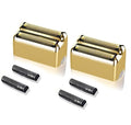 Replacment Foil and Cutter for Babyliss Pro MetalFX Double Foil Shavers Head2 CountGold