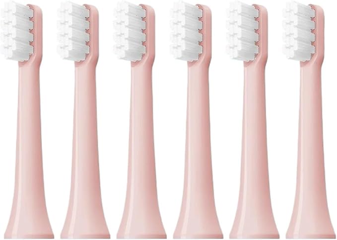 Electric Toothbrush Head Compatible for Mijia T100 Replacement Brush MES603(T100-PK-6Pcs)