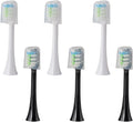Replacement Brush Heads for SOOCAS X3U/X3Pro/X5/V1/D2/D3 6/12pcs Bristle Electric Toothbrush Dupont Sealed Packed(SHUSHI-WH3BK3)