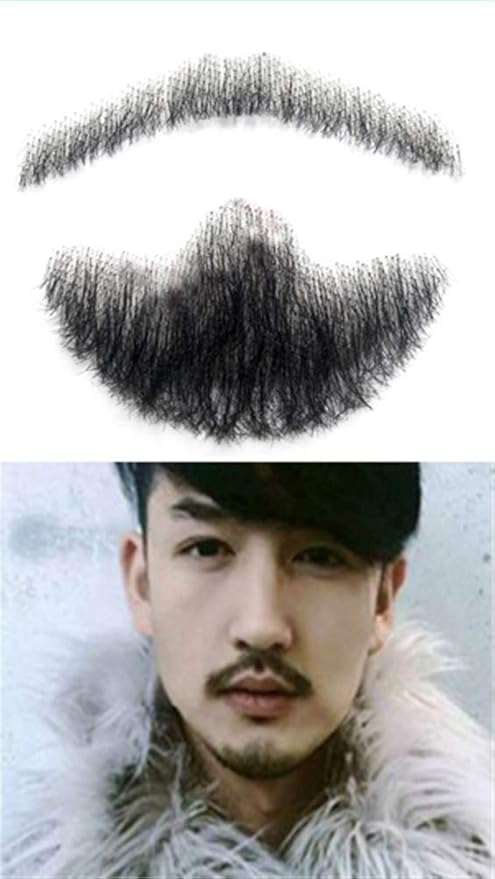 Mens Simulation Fake beard Human Hair Mustache Makeup Cosplay Props (2#)