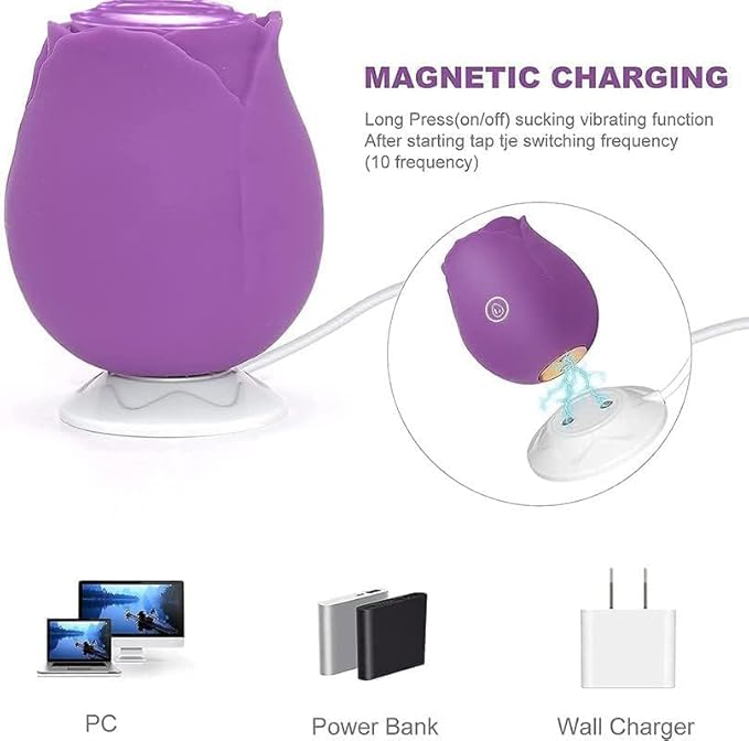 2026 Newly Portable Vibrating Massager -Clitioral Sucker Relaxes Muscles Viboators Toy 10 Modes Couples - for Body and Back Foot Silent Personal for Sports Massage Adult Tools Relaxation XJH-Purple05
