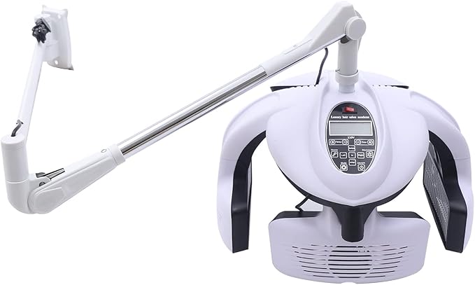 Professional Hair Color Processor 1250w Wall Mounted Infrared Hair Dryer Hood with Adjustable Swing Arm for Salon Hair Coloring Perming &amp Dyeing Treatments