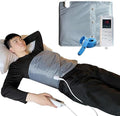 Belt with Hot Compress Vibrating Massage Function Health Care Tools Heating Massager Fitness Device (Silvery)