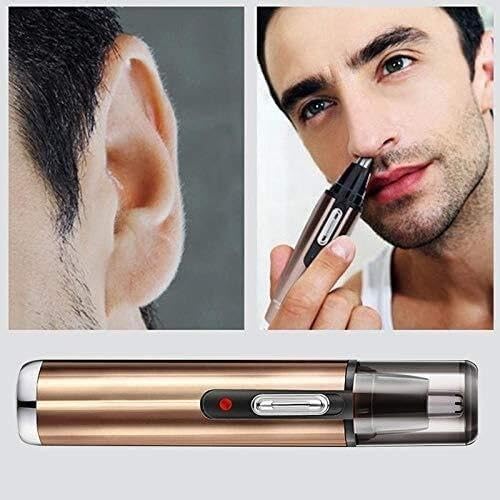 Nose Hair Trimmer-Professional Painless Ear and Nose Hair Trimmer for Men and Women Waterproof Dual Edge Blades for Easy Cleaning Electric Trimmer USB Charging