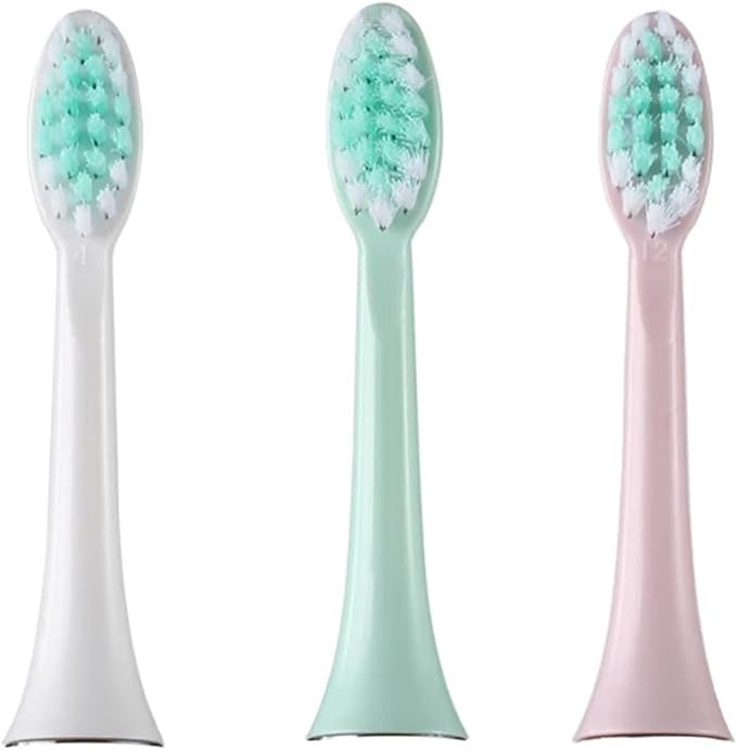 Compatible for Toothbrush Replacement Soft Head 5PCS(Green)