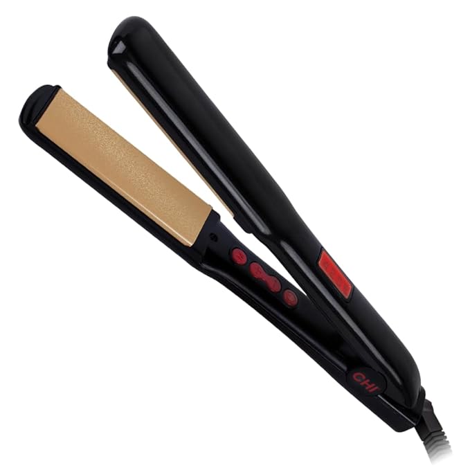 CHI G2 Titanium Infused Ceramic 1.25 Flat Iron Hair Straightener Digital Temperature Control Color-Coded Heat Settings for All Hair Types Fast Heat-Up &amp Smooth Frizz-Free Finish