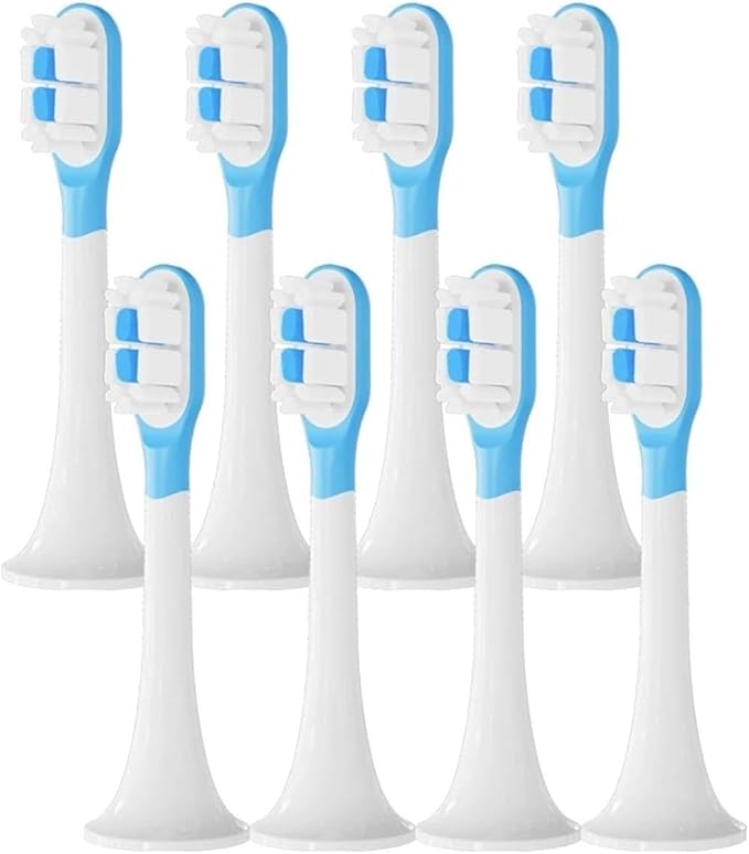 8pcs Replacement Toothbrush Heads for Electric Teeth Brush(8 BJ White)