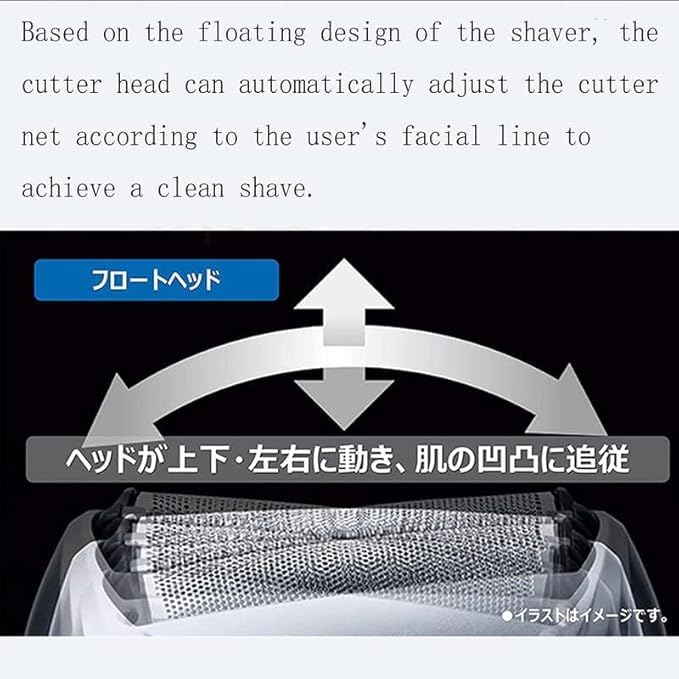 Replacement ES9013 Outer Foil And Blade Set for Panasonic ES-ST21 ES-ST23 ES-ST25 ES-ST27 ES-ST29Outer Foil ES9087 /Inner Blade ES9068Men's 3-Blade Electric Shaver Wet/Dry Head
