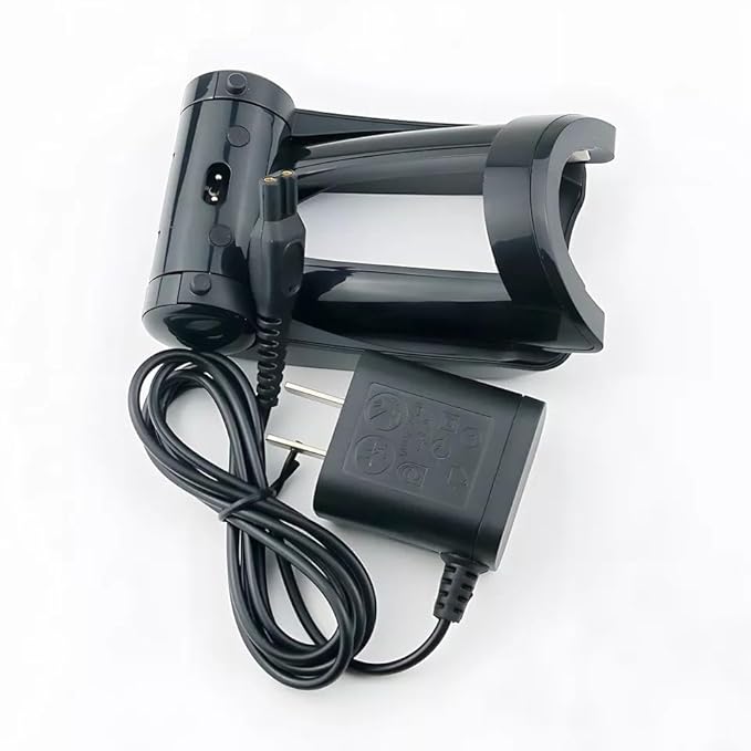 2025 New Replacement Folding Charging Stand + Power Cord for Norelco RQ1200 Series Shavers 1250X 1250CC 1255X 1260X 1280X 1280CC 1290X RQ1250