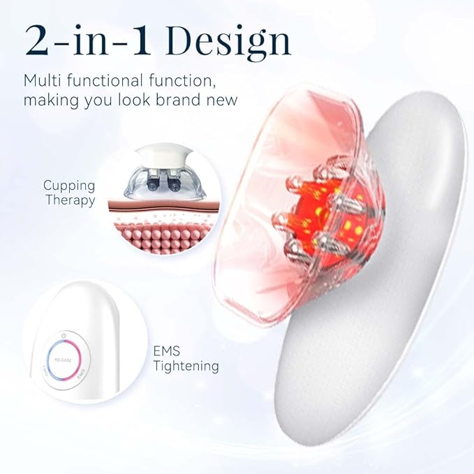 Cellulite Machine Full Kit - The 3-in-1 Sculpting Technology Body Sculpting Device Skin Tightening for Back Belly Waist Arms Legs (1PC)