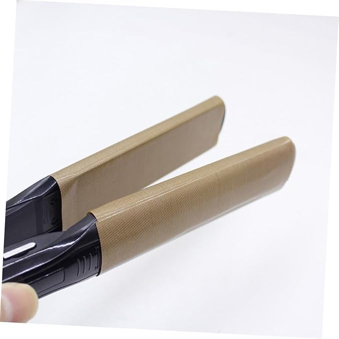 NOLITOY 100pcs Curling Wand Sticker Hair Straightener Decal Heat Insulation Perm Stick Adhesive