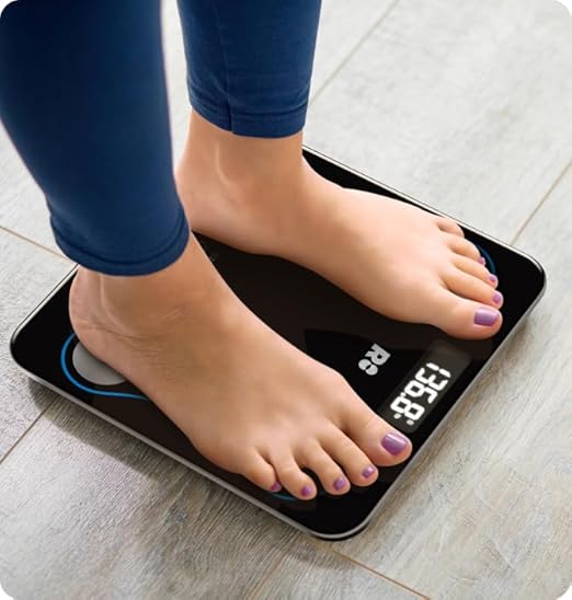 COUNTO Smart Scale- Digital Scale Measuring Body Parameters| Smart Bluetooth Body Fat Measurement Device Body Composition Monitor with Smart App| Bathroom Scales Accurate for Bmi Muscle