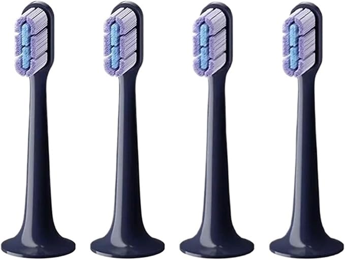 Compatible for Mijia Toothbrush Head T700 Sonic Electric Waterproof Soft Replacement Bristles Brush(4 pcs)