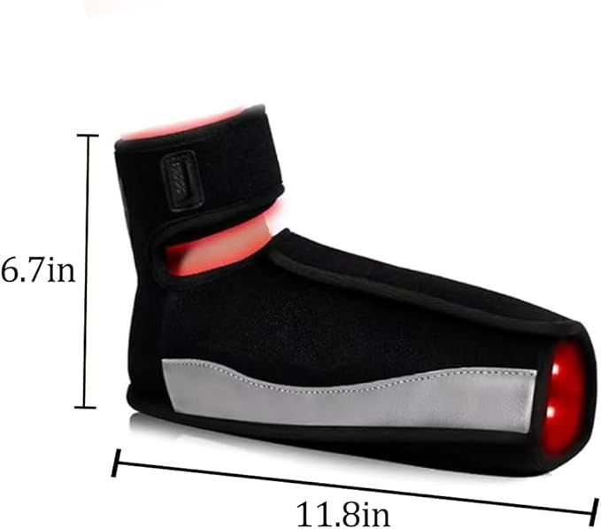 Red Light Therapy for Feet Light Therapy Heat Foot Wrap Red Light Therapy Feet &amp Ankles Heat Therapy &amp Timer Joint Ankle Heel &amp Daily Foot Pain Relief Relaxation &amp Comfort