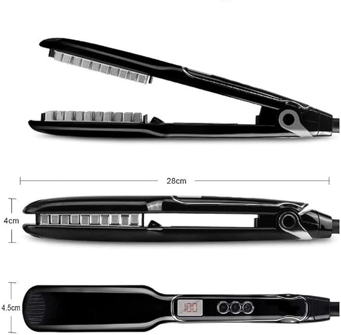 Curling Tongs Curling Iron-Curling Iron and Straightening Dual-Purpose Electric Rail Will Not Damage The Hair Root-a Kind for Hair Styling Hair Straig