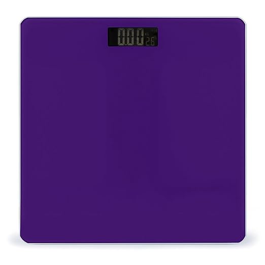 Women's Fashion Automatic Switch Digital Bathroom Weighing Scale Smart Scale Purple