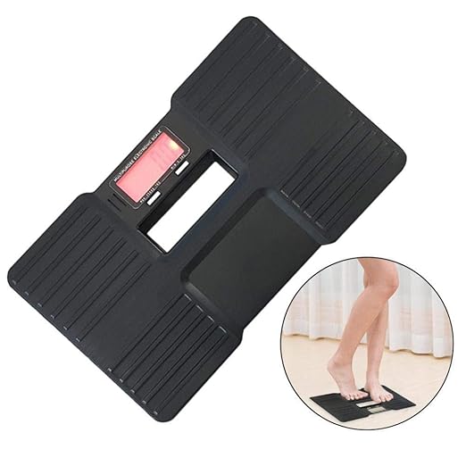 Weighing Scale Electronic Scale Human Body Scale Portable Multipurpose Plastic Anti Drop Bathroom Scale for Home 150Kg Black