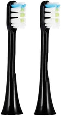 Replacement Toothbrush HeadsCompatible for SOOCAS X1 X3 X3U X5 V1(Black 2 pcs)