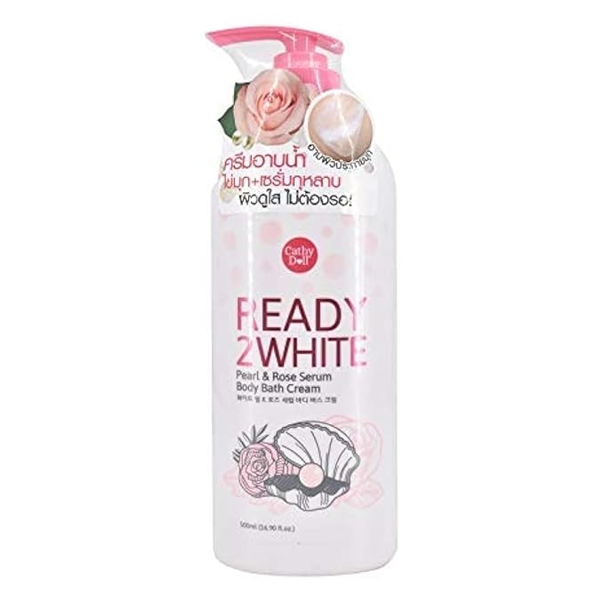 Body Bath Cream Cathy Doll Pearl &amp Rose Serum 500 ml. Ready 2 White By Cathy doll