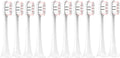 Replacement Brush Heads Compatible for Xiaomi Mijia Sonic Electric Toothbrush Soft Bristle Caps Sealed Package(10Pink)