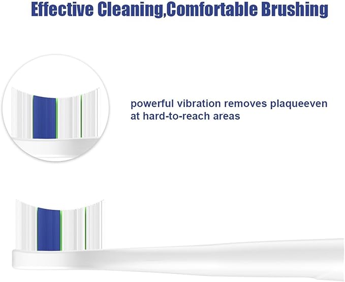 4/8pcs Replacement Toothbrush HeadsSonic Care Heads Brush Compatible for Sonicare Handle(8pcs)