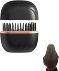 Mini Straightener Rechargeable Portable Hair Straightener Brush Cordless and PortableTravel Straightene MiniFast HeatingSuitable for Travel (Black)