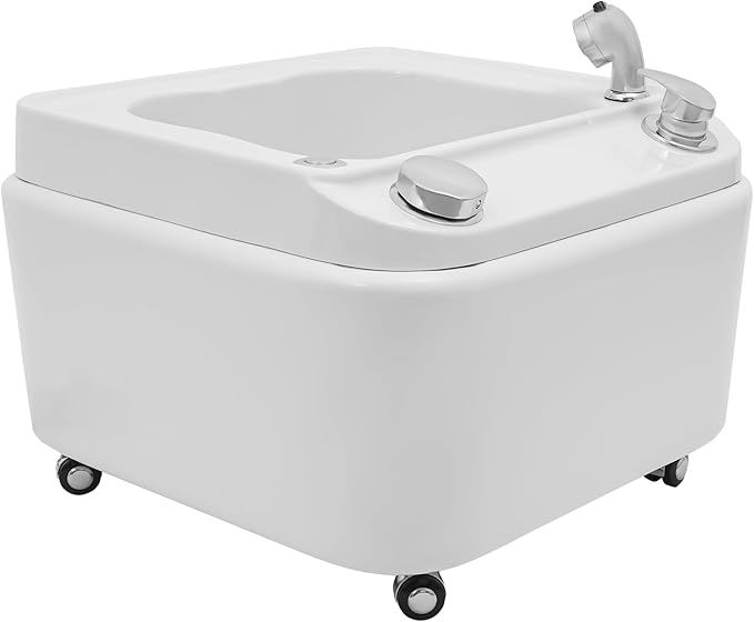 Foot Spa Tub Electric Foot Bath Pedicure Foot Spa with 7 LED Light Colors Portable Acrylic Foot Bath Massager for Relaxation and Stress Relief 110V/60Hz 22.44 * 22.44 * 18.9 inch