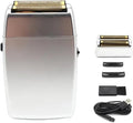 Compatible With POP Barbers P620 Professional Men's Beard Trimmer &amp Double Foil Shaver 11000 RPM High-Speed Electric Hair Cutting Machine USB Rechargeable for Home &amp Salon Use(SR-BladeNetcove