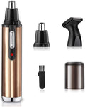 Nose Hair Trimmer for Men and Women Allisable Painless Ears Eyebrows Beards ClipperIPX7 Waterproof Dual Edge Blades