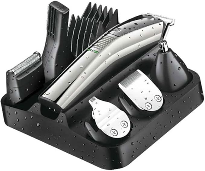 Beard Trimmer for Men Hair Clippers Hair Trimmer Waterproof Mustache Body Nose Ear Facial Cutting Shaver Electric Razor All in 1 Grooming Kit USB Rechargeable