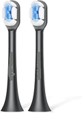 Compatible for SOOCAS Original X3S Replacement Toothbrush Heads X3U/X3pro/D2/D3S/D5 Sonic Electric Tooth Brush Head Nozzle Jets(2 Soft Black)