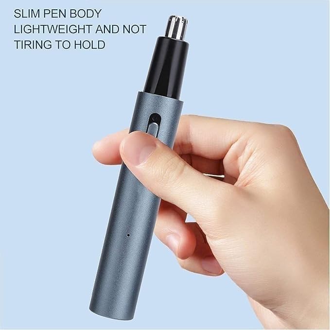 Nose and Ear Hair Trimmer – Painless Precision Tool with Rechargeable Battery Wet/Dry Easy to Clean