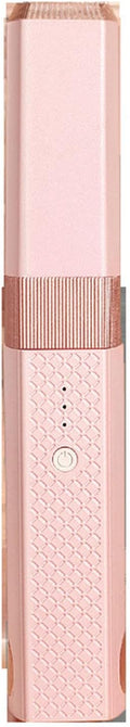Hair Straightener Curling Flat Iron Quickly Heating Hair Straightener Curler for Short Hair Curls Bangs (Pink)