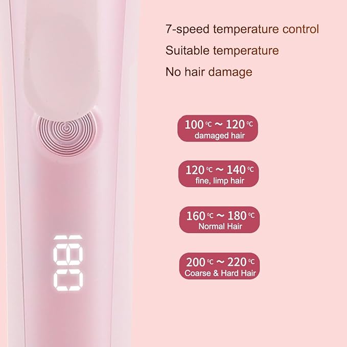 DONGXIAO Curling Iron Curling Iron for Long Hair 32mm Electric Curling Iron Curling Iron Big Waves Don't Hurt Hair Long-Term Styling (Size:32MM)