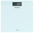 Taurus Inception Digital Bathroom Scale Slim Design 28 x 28 cm Tempered Glass Ultra Strong Glass kg/lb Easy to Read Display Max 180 kg/min 3 kg Non-Slip Feet Blue