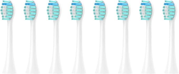 Compatible for Electric Toothbrush Head 051B Cleaning Replacement Bristle Brush Heads Nozzles4/8/16pcs(8PCS White)