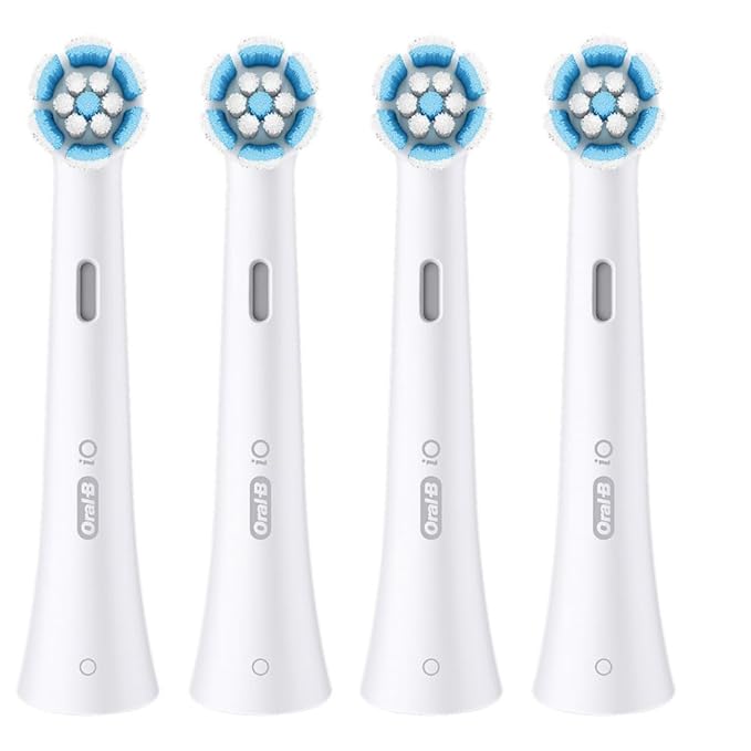 Oral-B iO Series Gentle Care Electric Toothbrush Replacement Brush Heads for an Oral-B Electric Toothbrush 4 Count White
