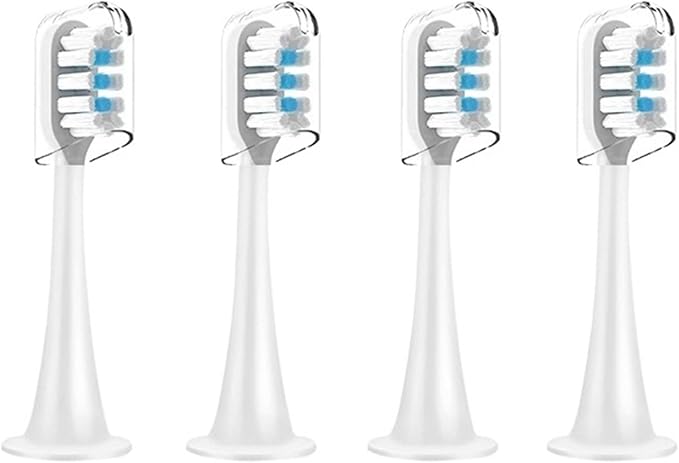 4pcs Replacement Brush Heads Compatibility for Xiaomi Mijia T300 T301 T500 Sonic Electric Toothbrush Head(4)