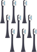 9-30pcs Replacement Toothbrush HeadsCompatible for T301/T302/T501/T501C(Purple-9pcs)