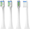 12Pcs Replacement Brush HeadsCompatible for SOOCAS V1/X1/X3/X5/X3U/X3PRO/v1/v2 Toothbrush Soft Bristle Nozzles(White B)