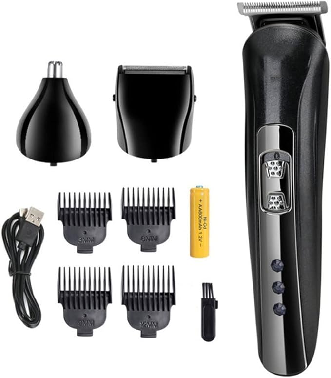 Hair Clippers for Men Hair Trimmer Beard Trimmer/Nose Trimmer USB Rechargeable Hair Cutting Grooming Kit Barber Clippers Set