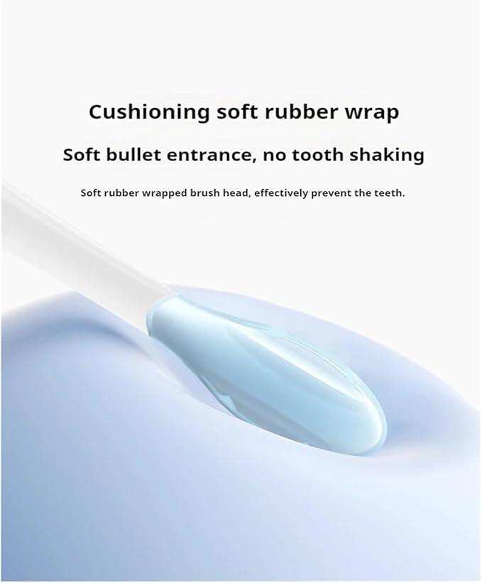 4/8PCS Replacement Brush Heads Compatible for MIJIA MES609/610 Pro Sonic Electric Toothbrush Sealed Package(4 pcs Blue)