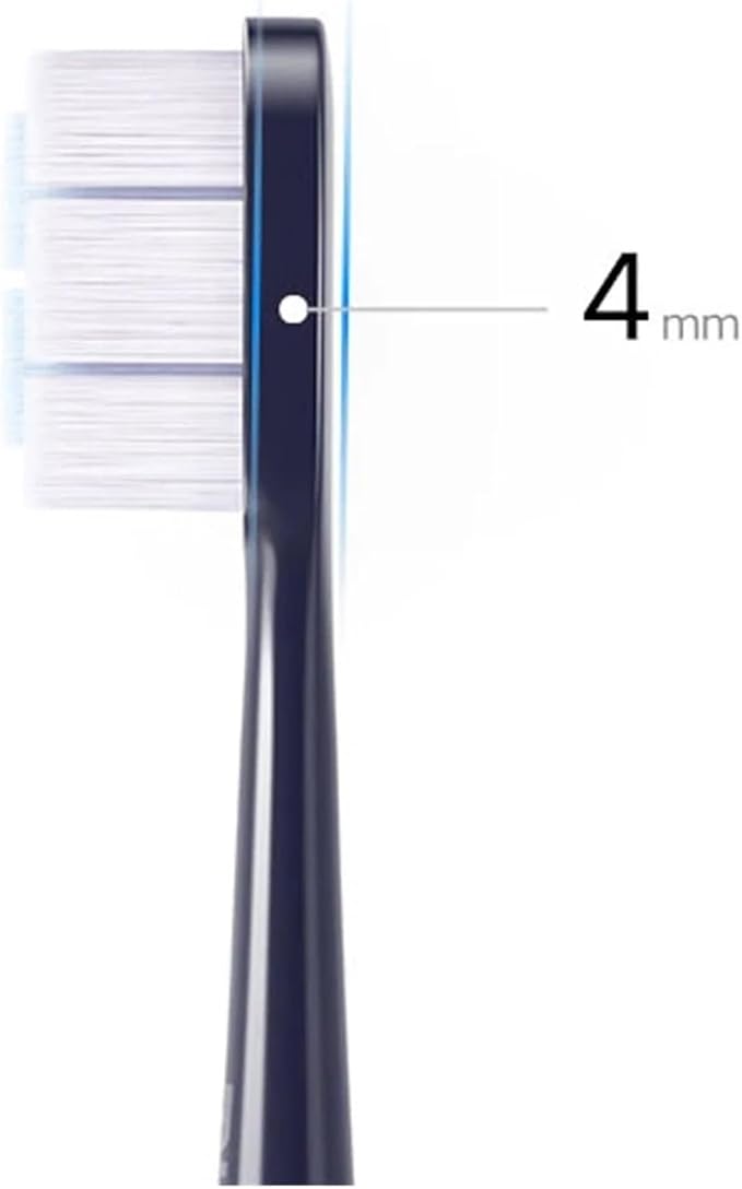 Compatible for Mijia Toothbrush Head T700 Sonic Electric Waterproof Soft Replacement Bristles Brush(2 pcs)