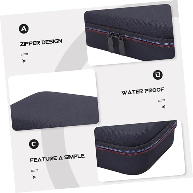 2pcs Beard Razor Storage Case Shaver Bag Travel Kit for Men Safe Razor Storage Case Compact Easy to Carry