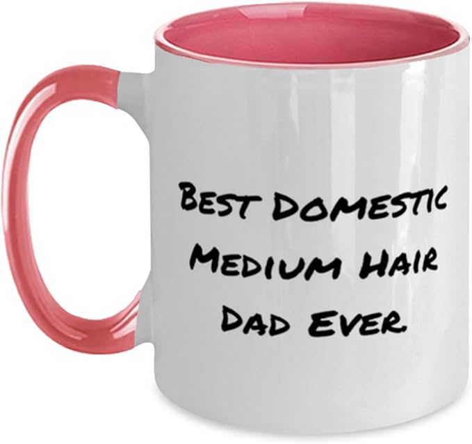 Cute Domestic Medium Hair Cat Gifts Best Domestic Medium Hair Epic Birthday Two Tone 11oz Mug For Cat Lovers Cup From Friends Perfect gifts for domestic medium hair cats