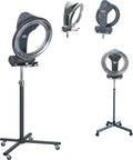 Funnylife Hair Dryer with Rolling Floor Stand Base Infrared Hair Processor Hairdressing Equipment