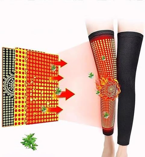 Radiofrequency Herbal Thermal Knee SupportMugwort Acupressure Shaping Knee Pads Men's Women's Joints and Elderly Heated Long Sleeves