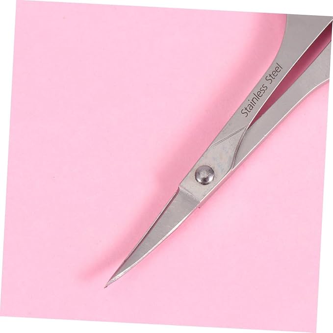Baluue 6pcs Nose Hair Scissors for Women Men Eyebrow Trimmer Vibrissa Scissor Stainless Steel Scissors Beauty Care